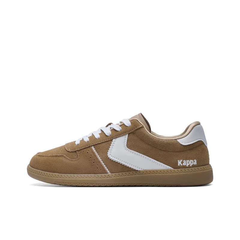 Kappa Anti Slip Wear Resistant Low Top Skateboard Shoes Unisex Chestnut Brown-0