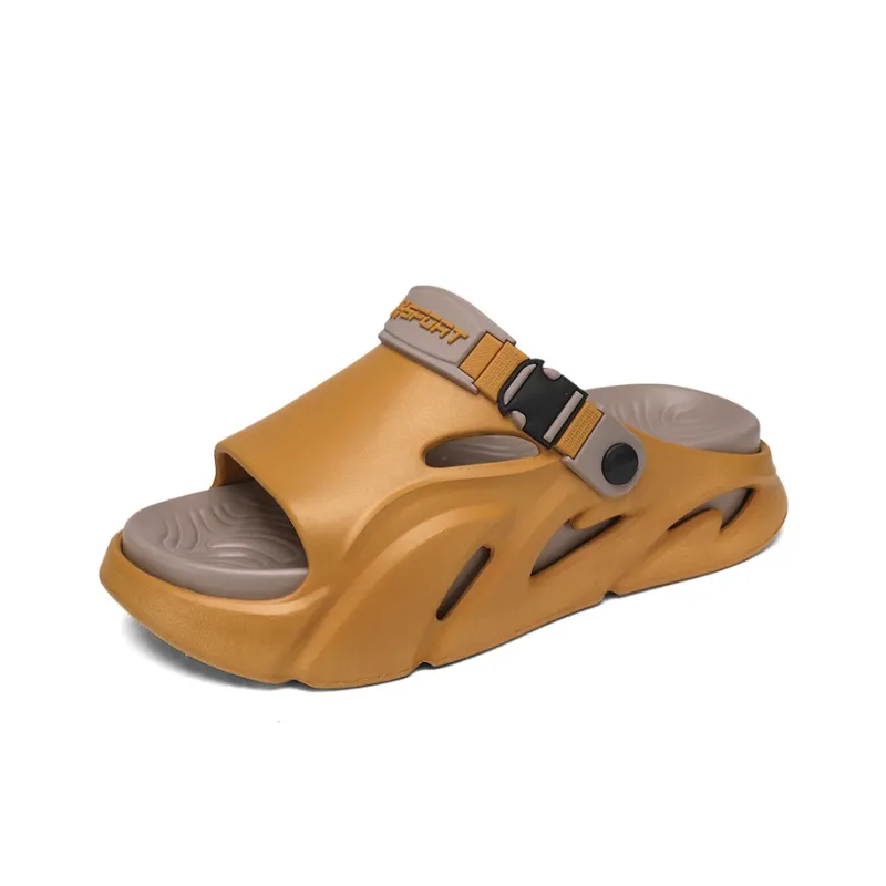 CAMOSI Beach Sandals Unisex Black Gray/White Black/Orange/Mint Green-9