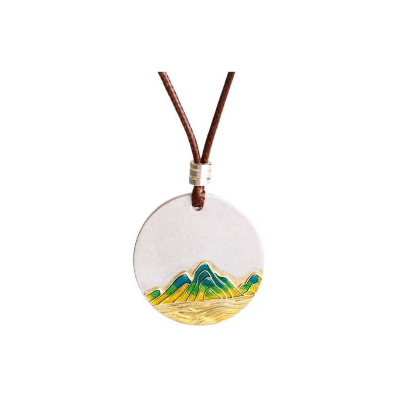 Xiaoyinjiang 999 Fine Silver Pendants Unisex-0
