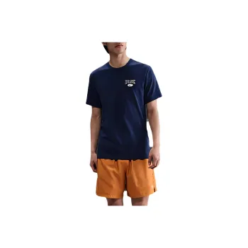Nike T Shirts Men Marine Blue