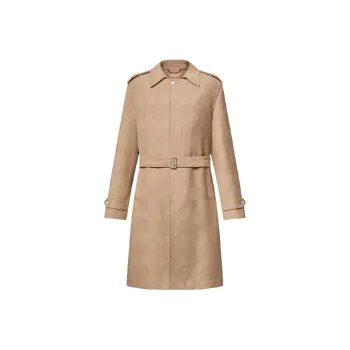 LOUIS VUITTON Cotton Silk Blend Trench