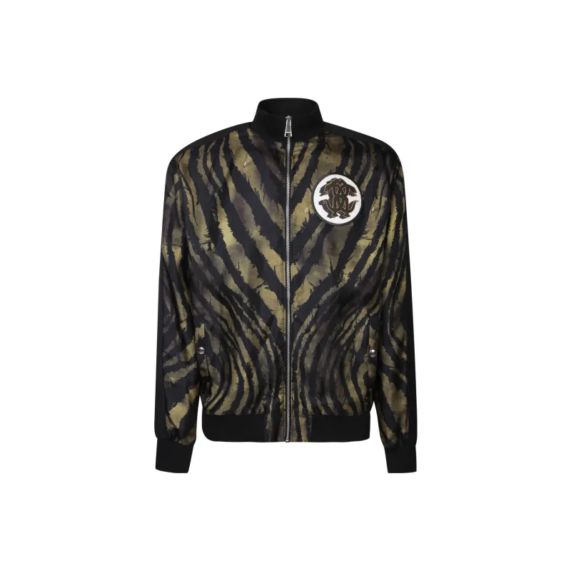 Roberto Cavalli Tiger print Track Jacket-0