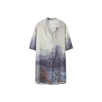 FENTENGCARE Nightgown Women's Gray
