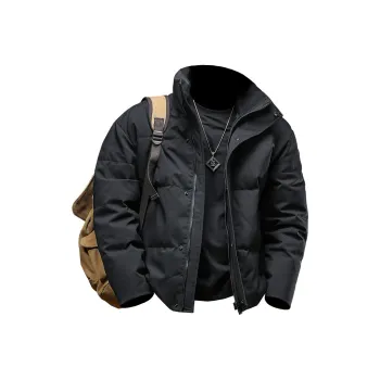 Seasonal Words Down Jacket Men's Black