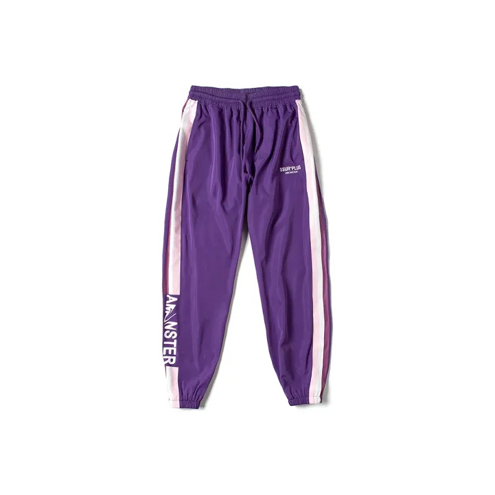 AMONSTER Straight Casual Pants Unisex Purple-0