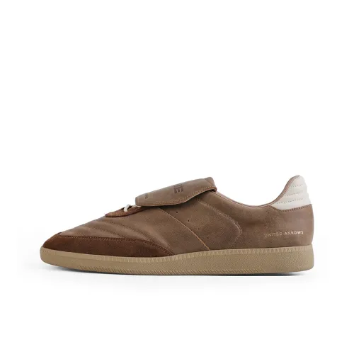 UNITEDARROWS x PANE Abrasion Resistant Slip Resistant Low Top Casual Shoes Unisex Brown