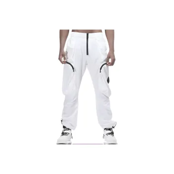 NORVINCY Western Outdoor Trendy Elastic Waistband Cargo Pants Unisex
