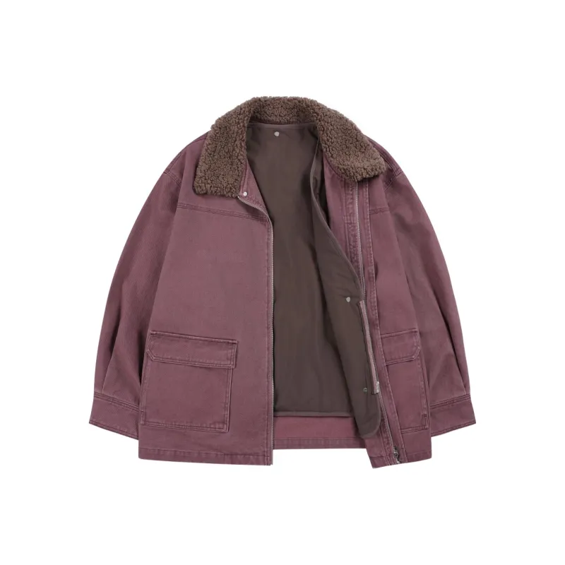 Crying Center Jackets Unisex Smoke Purple-0