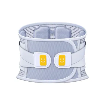 DEERWAY Back Support Braces Protective Gray Unisex