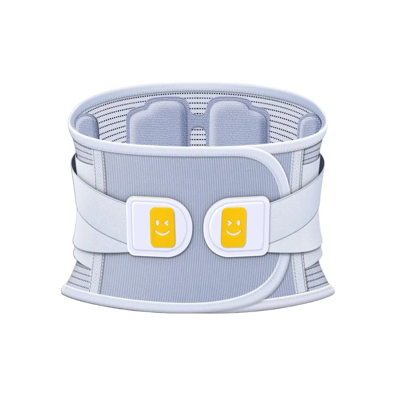 DEERWAY Back Support Braces Protective Gray Unisex-0