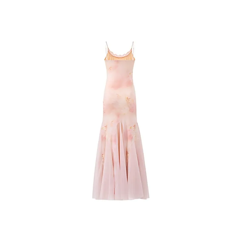 PAZZO SS25 Slip Dress Women's Red Floral-1