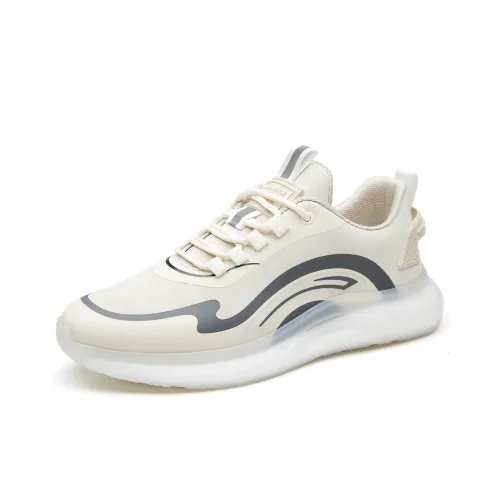 POPULAR ROUSE PR Breathable Low Top Casual Shoes Men's White