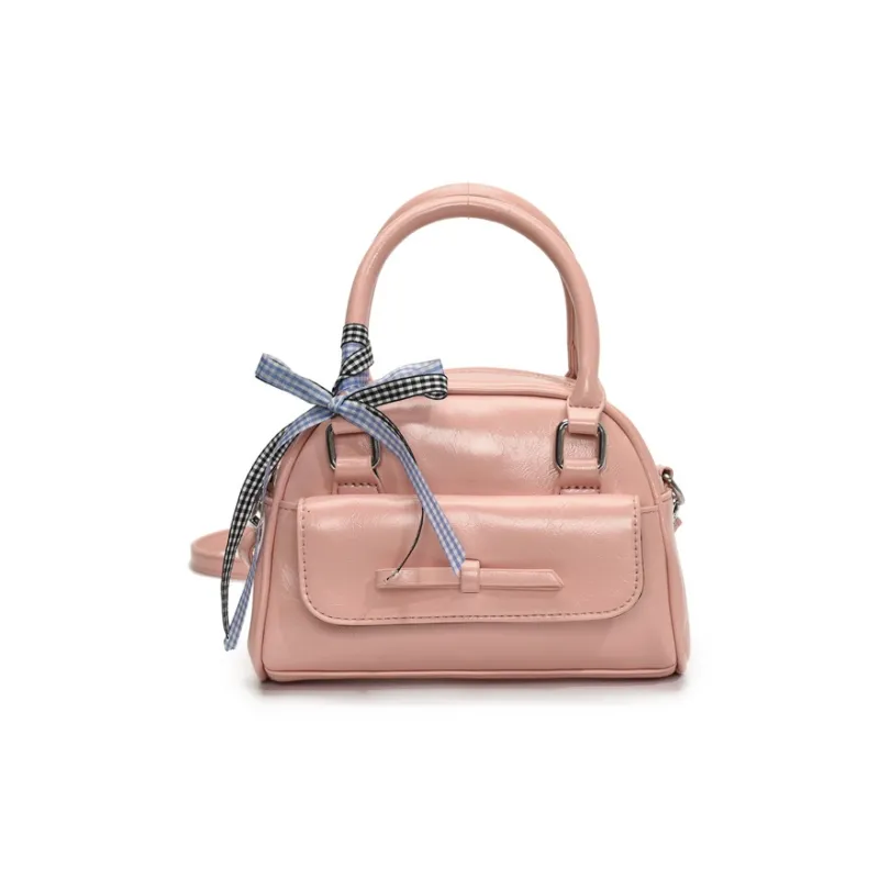 Yalu PU Shoulder Bag, Crossbody Bag, Handbag Regular Women's Ecru/Red/Pink/Silver/Black-15