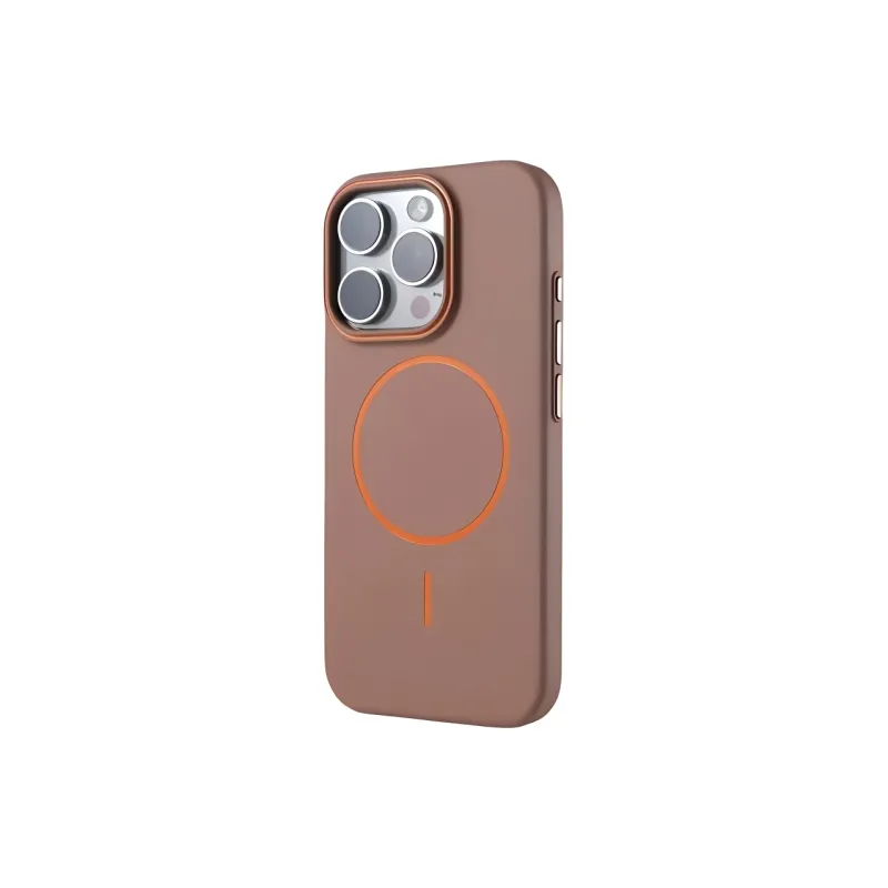 Sopi PC Material Color Block Thin Ring Magnetic Phone Cases Compatible With IPhone 16/15 Pro Max/Apple 13/14 Pro/Max-5