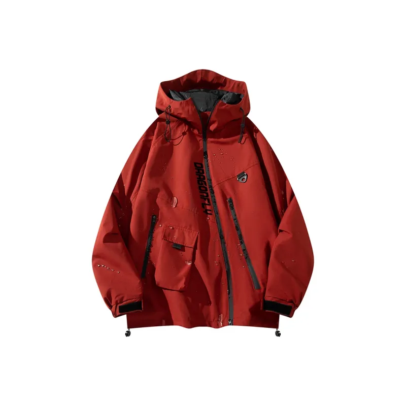 RED DRAGONFLY Waterproof And Windproof Windbreaker Jacket Unisex-3