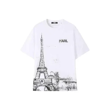 KARL LAGERFELD SS25 T Shirt Men's White