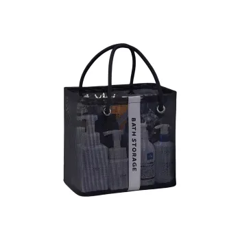LETOO Plastic Toiletry Bag Unisex Black/Gray