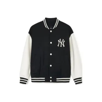 MLB SS24 Baseball Jacket Unisex Black