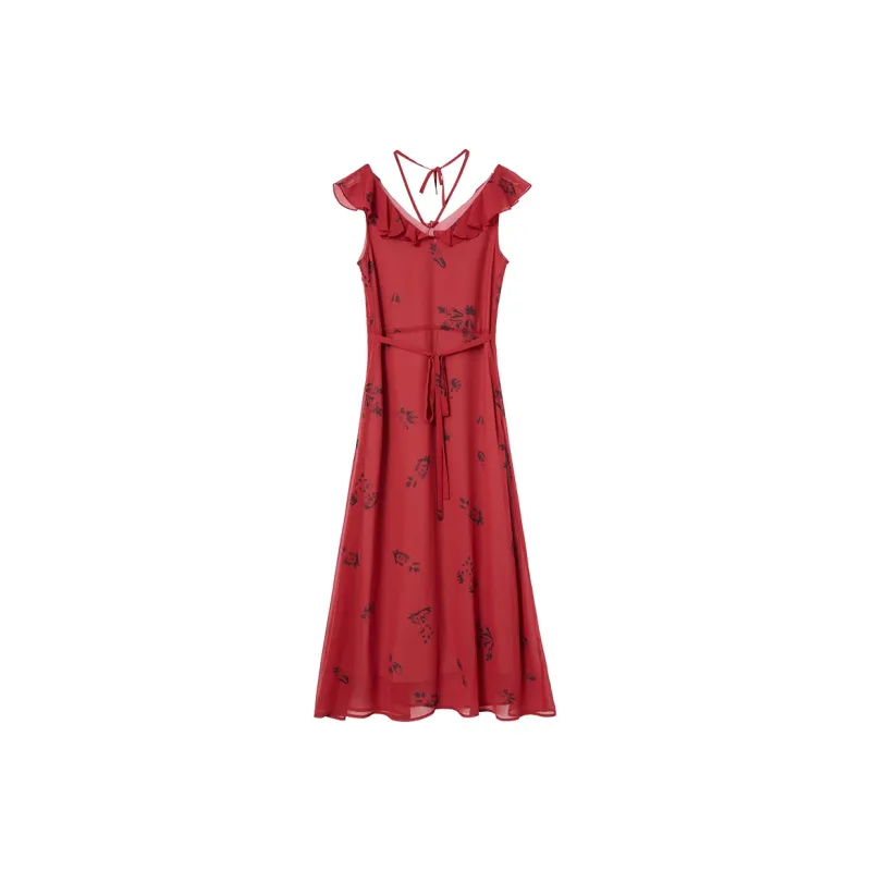WESTLINK Sleeveless Dress Women's Red-1