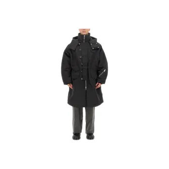Études Lutece Logo patch Parka Coat