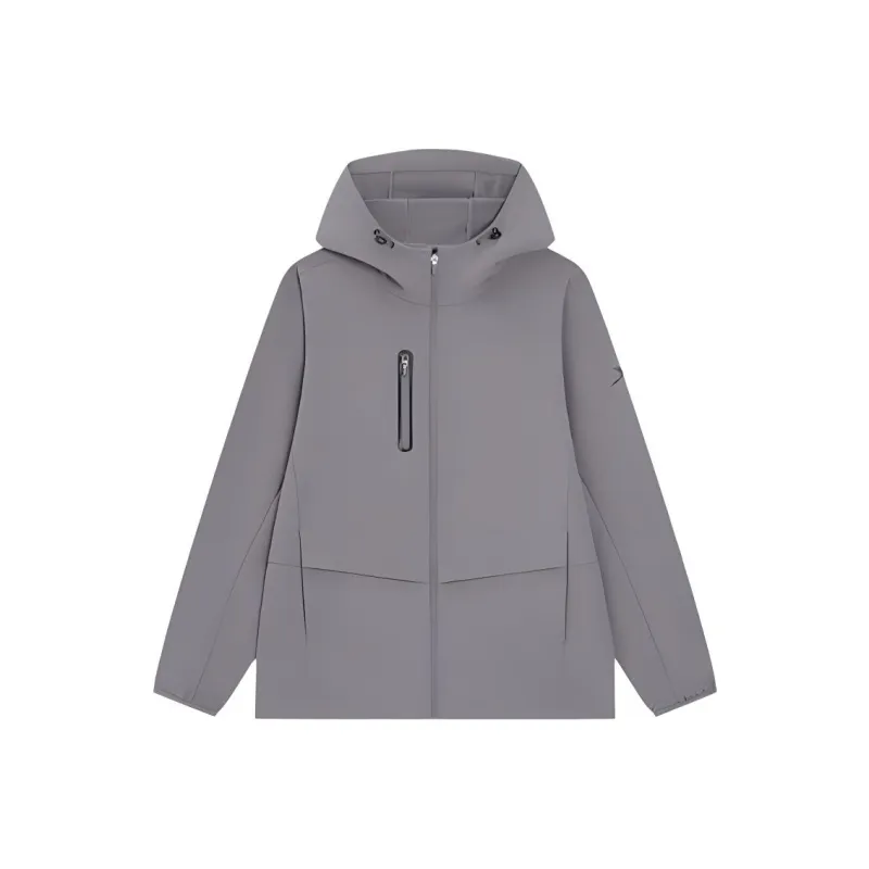 XTEP Variety Training Collection Jackets Coats Men's Plume Gray-0