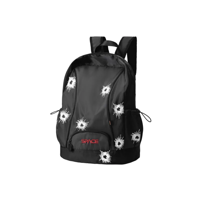 8atheist Polyester Backpack Regular Unisex Black-1