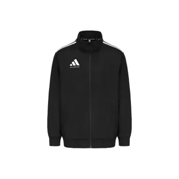 Adidas Jackets Coats Men's Black Background With White Stripes