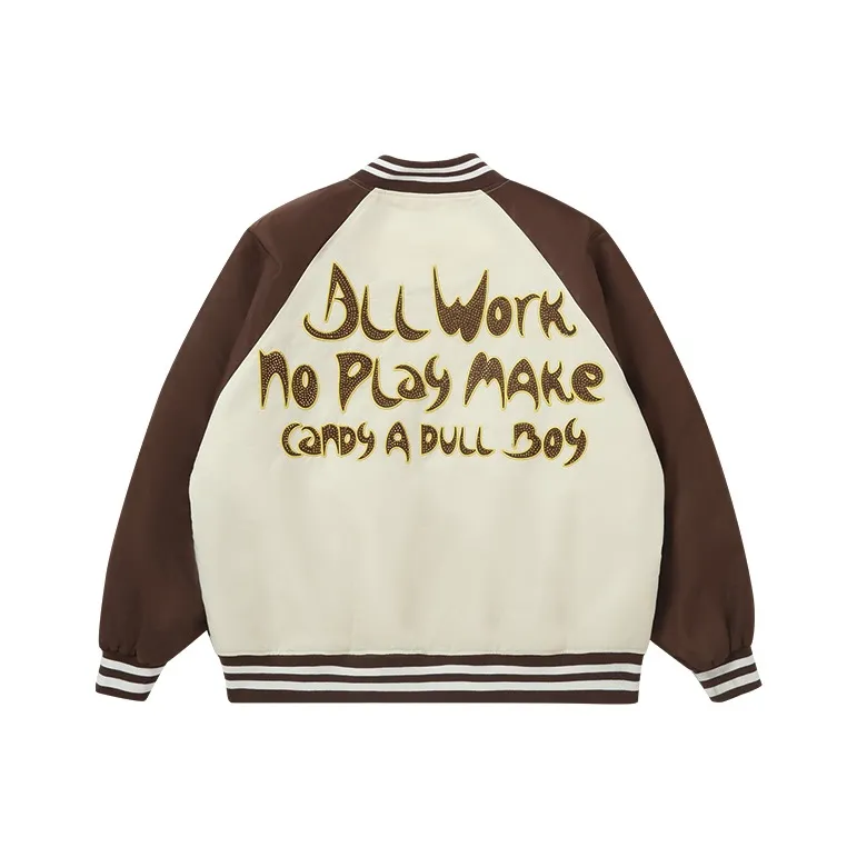 Candymade Haus Baseball Jacket Unisex Yellow-0