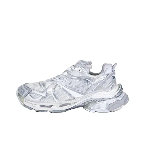 Balenciaga Runner2.0 Low Top Chunky Sneakers Men's White