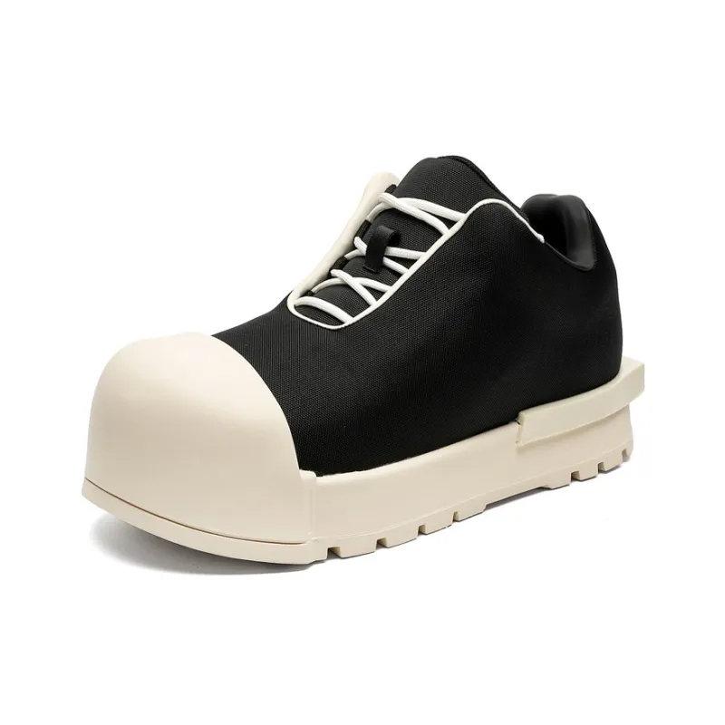 WEISHIBANGWEI Low Top Casual Shoes Men's Black-0