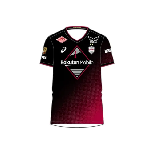 Asics T Shirts Men Deep Red