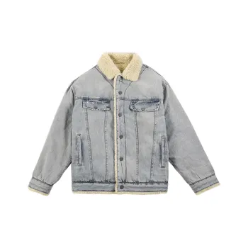 BLUESFLY Velvet feel Coat Men's Light Blue