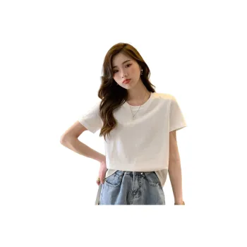 JEANSWEST T Shirt Women's Pure White
