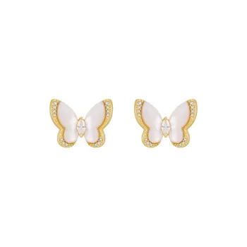 MCK Mother Of Pearl Stud Earrings Women's