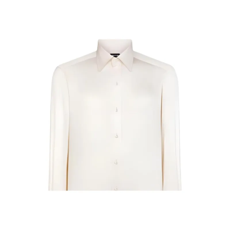 TOM FORD Shirts Men White-4