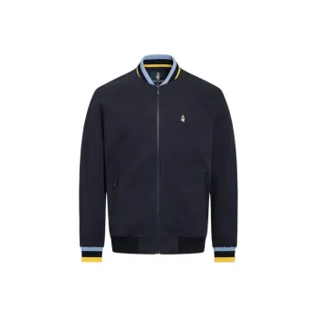 Hush Puppies Baseball Jacket Men's Dark Blue