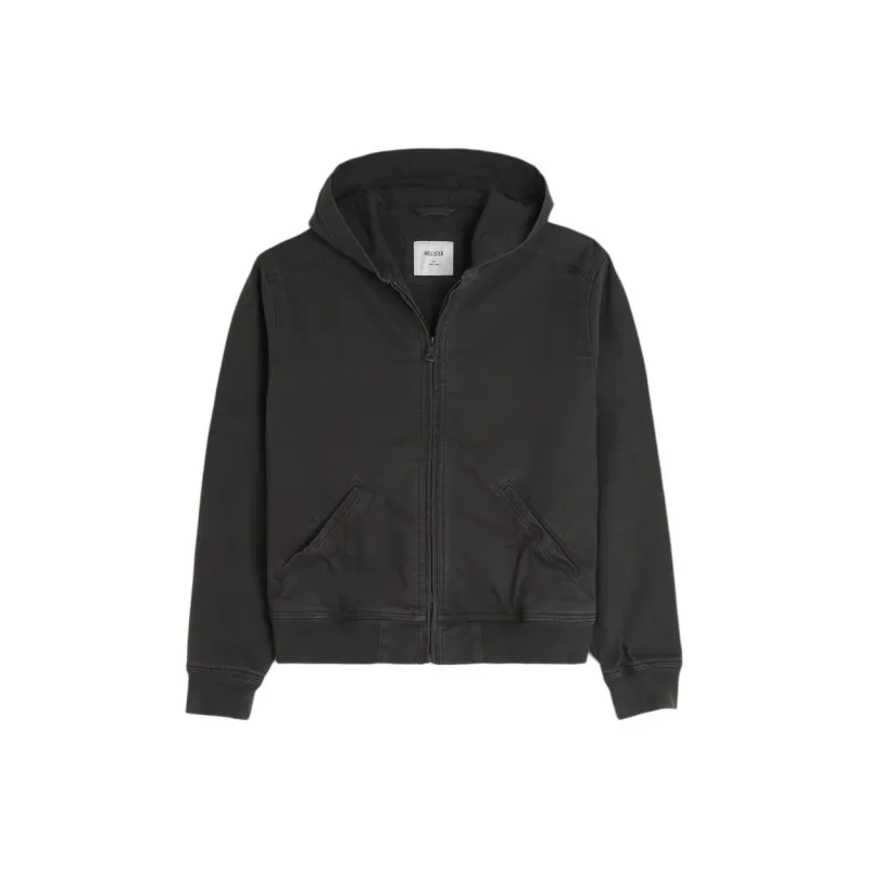 Hollister Jackets Coats Men's Black-0