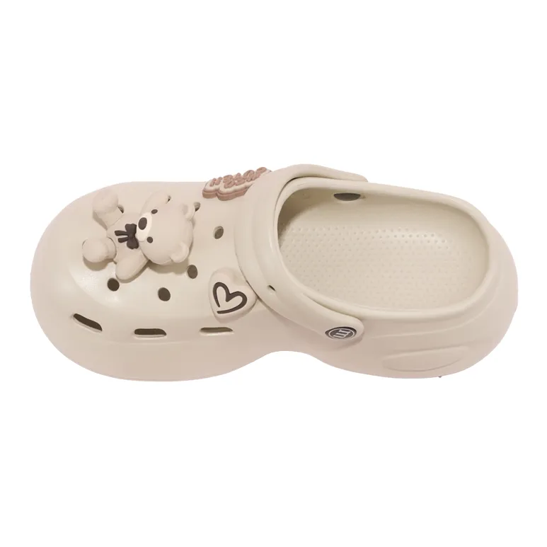 TEDDY ISLAND Teddy Love Women's Summer Home Slippers Outerwear With Squashy And Bouncy Feeling Thickened EVA Base-10