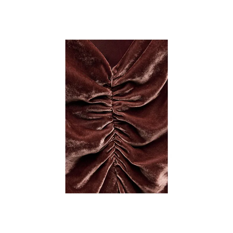 ZARA Slip Dresses Women's Brown-2