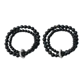 Lang Wind Obsidian Bracelets Unisex
