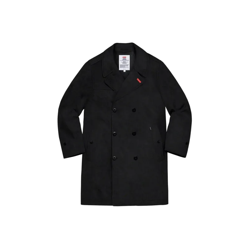 Supreme Trench Coats Unisex-4