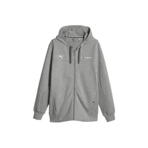 PUMA Veste De Survêtement À Capuche BMW M Motorsport Homme Jacket Men's Gray