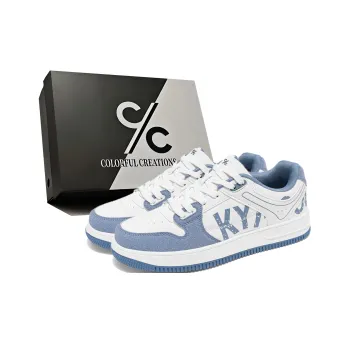 Colorful Creations Slip Resistant, Abrasion Resistant, Lightweight Low Top Skateboard Shoes Men's