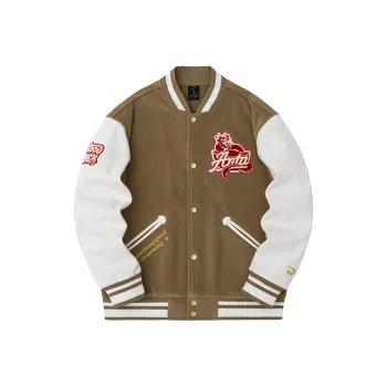 Anta Life Collection Baseball Jacket Coat Men's Hazelnut Brown