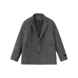 Gray Large Pocket Woolen (F358)
