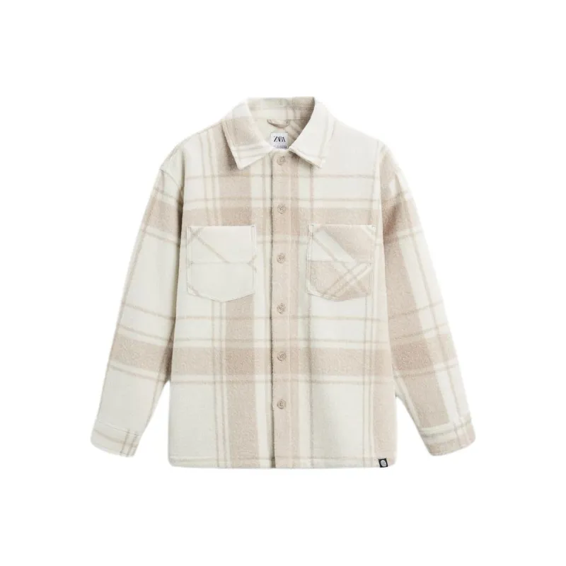 ZARA Jackets Men Brown-0