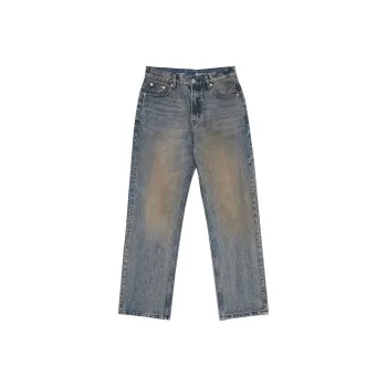 Haonanhuang Jeans Unisex Blue