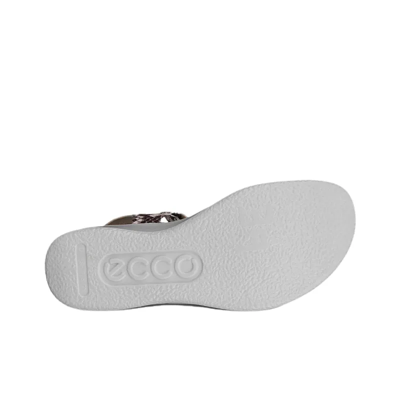 Ecco Flowt One Strap Sandals Women's Gray-5