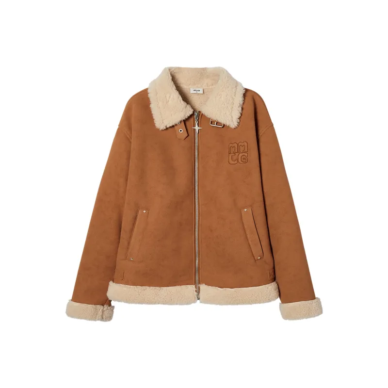 Mmlg Jackets Coats Unisex Coffee Brown-0