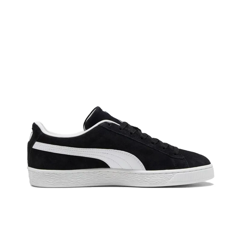 PUMA Suede Classic Anti Slip Wear Resistant Low Top Skateboard Shoes Women's Black White-1